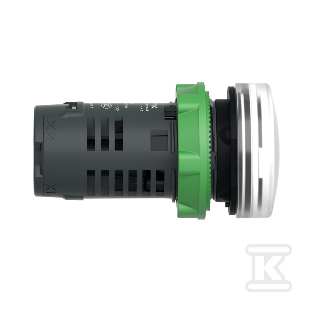 Monolithic LED indicator light white - XB5EVM1